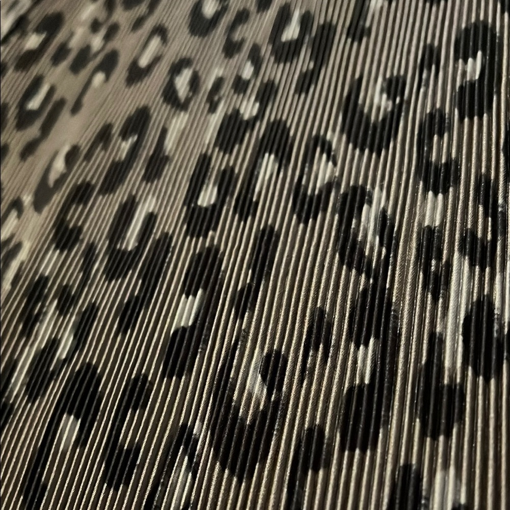 Leopard Print plisse Pants - Picture 2 of 3